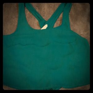 Garage cropped tank